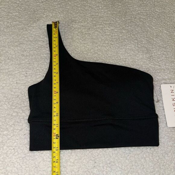 Danskin Women’s One Shoulder Bra Black Salt Color Size Small NWT - Picture 4 of 8